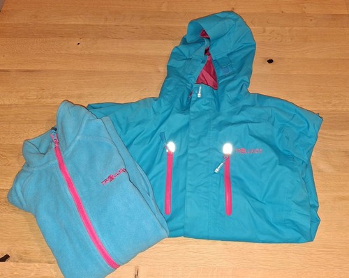 Trollkids 3in1 jacke blau pink - jacke, blau-pink
